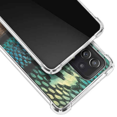 Animal Print Fashion Galaxy A72 5G Clear Case